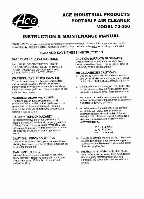 Associated Equipment Air Cleaner 73-250-page_pdf